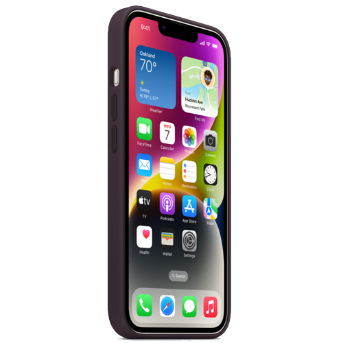 Чехол для iPhone 14: Apple iPhone 14 Silicone Case with MagSafe - Elderberry