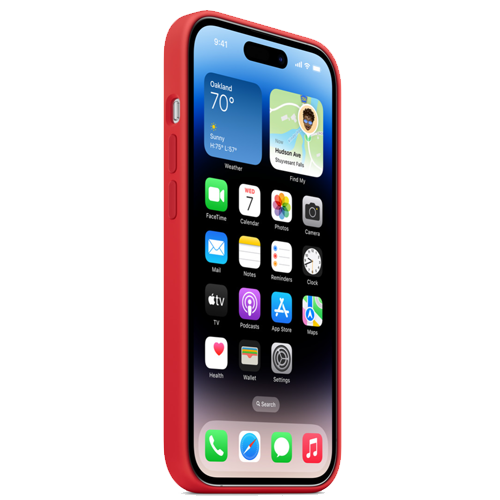 Чехол для iPhone 14 Pro: Apple iPhone 14 Pro Silicone Case with MagSafe - (PRODUCT)RED