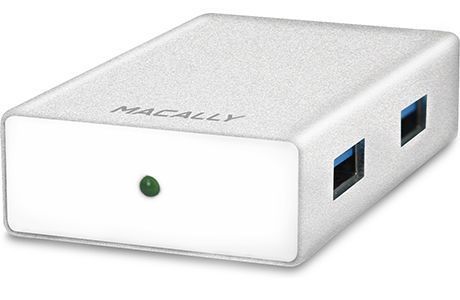 Сплиттер (Хаб): Сплітер Macally USB-C — 4 × USB
