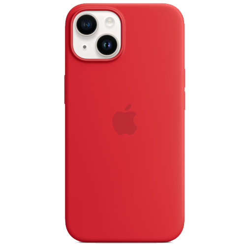Чехол для iPhone 14: Apple iPhone 14 Silicone Case with MagSafe - (PRODUCT)RED
