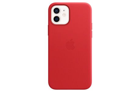 Чехлы для iPhone: Шкіряний чохол MagSafe для iPhone 12 mini, червоний колір (PRODUCT)RED