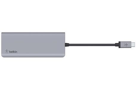 Кабели и переходники: Мультипортовий адаптер Belkin USB-C 7-in-1 Multiport Dock
