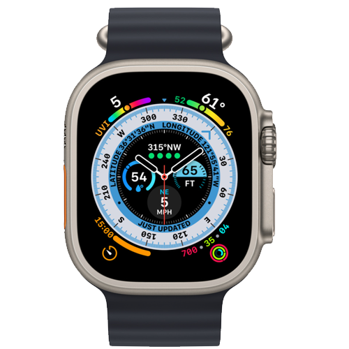 Ремешки для Apple Watch: Apple Ocean Band for Watch 49mm Midnight