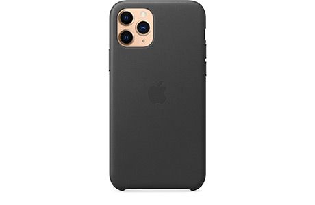 Чехлы для iPhone: Шкіряний чохол Apple Leather Case для iPhone 11 Pro Max (чорний)