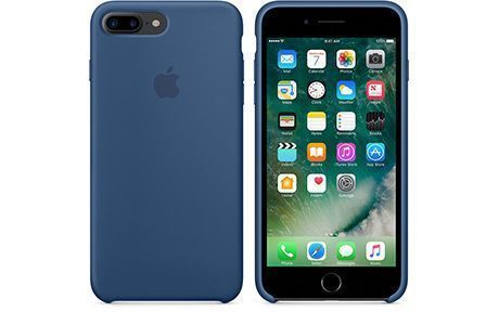 Чехлы для iPhone: Силіконовий чохол для iPhone 7 Plus (ocean blue, глибокий синій)