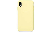 Чехлы для iPhone: Silicone Case для iPhone Xr (лимонный крем)