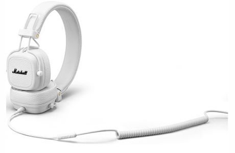 Накладные наушники: Навушники Marshall Headphones Major III (білі)