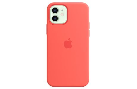 Чехлы для iPhone: Силиконовый чехол MagSafe для iPhone 12 mini, цвет «розовый цитрус»
