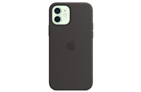 Чехлы для iPhone: Силіконовий чохол MagSafe для iPhone 12 mini, чорний колір