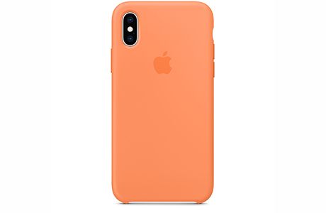 Чехлы для iPhone: Silicone Case для iPhone Xs (свежая папайя)