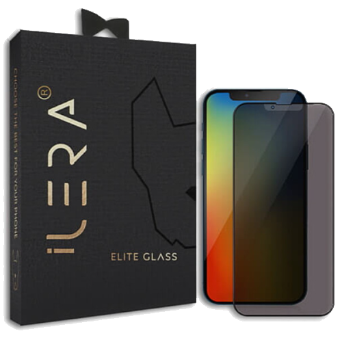 Защитные стекла для iPhone: iLera Deluxe Incognito FullCover Glass for iPhone 14 PRO MAX Black