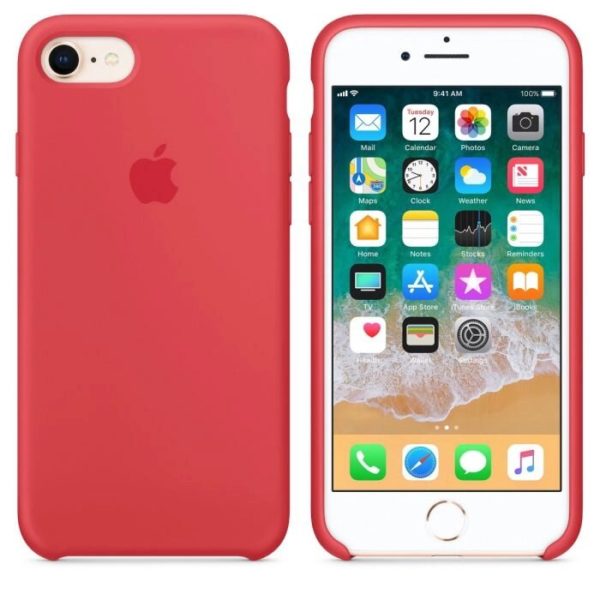 Чехлы для iPhone: Silicone Case для iPhone 8 / 7 (красный)