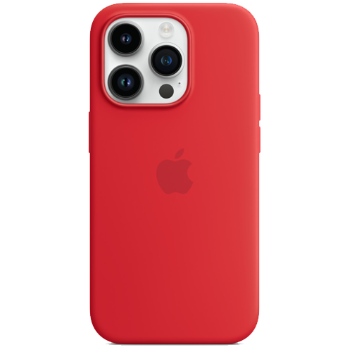 Чехол для iPhone 14 Pro: Apple iPhone 14 Pro Silicone Case with MagSafe - (PRODUCT)RED