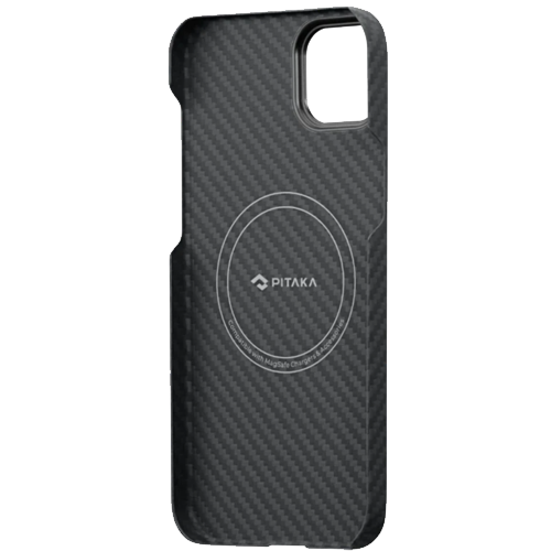 Чехол для iPhone 14: Pitaka MagEZ Case 3 Twill 1500D Black/Grey for iPhone 14