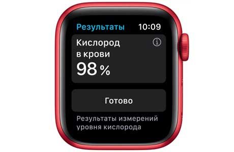 Apple Watch Series 6: Apple Watch Series 6 40 мм, червоний спортивний ремінець (червоний)