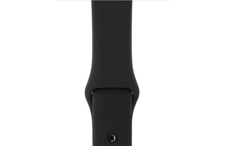  Apple Watch Series 3: Apple Watch Series 3 42 мм, алюминий, черный спортивный ремешок (Space Gray)