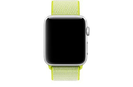 Ремешки для Apple Watch: Ремінець Apple Nike Sport Loop 42 мм (кислота)