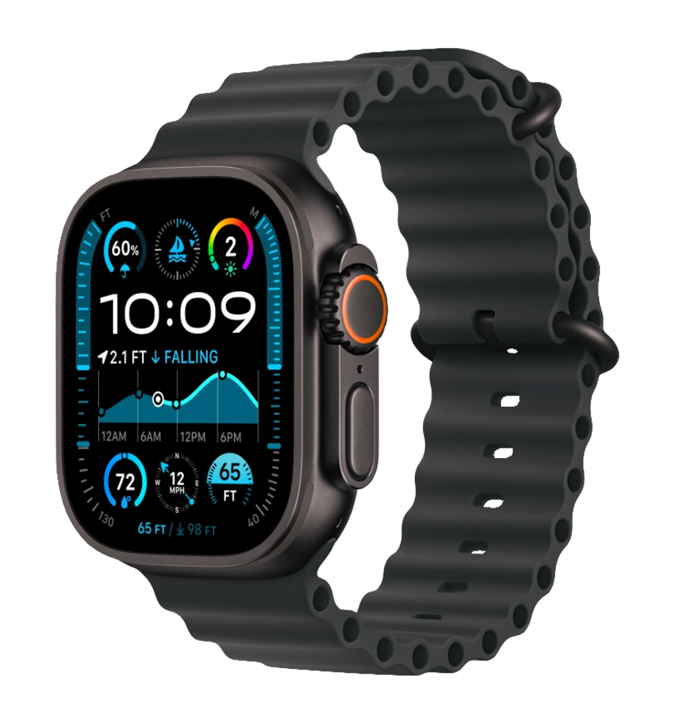 : Apple Watch Ultra 2 2024 49mm Black Titanium Black Ocean Band