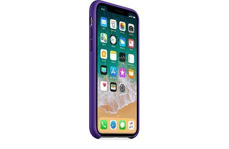 Чехлы для iPhone: Силіконовий чохол для iPhone X (фіолетовий)