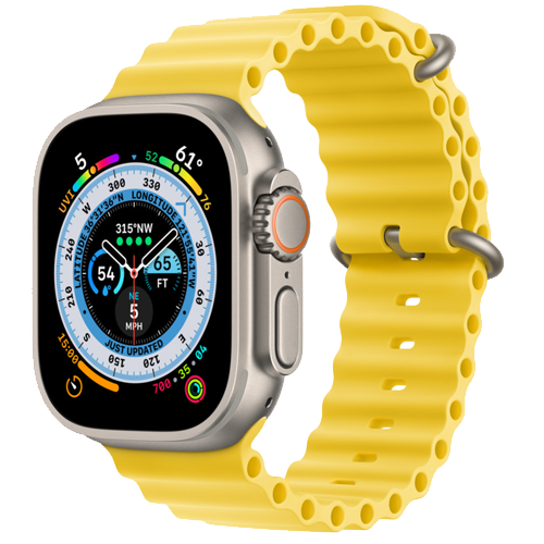 Ремешки для Apple Watch: Apple Ocean Band 49 mm Yellow