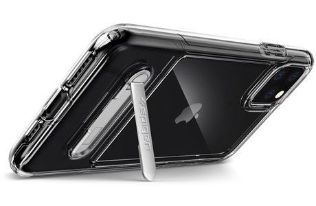 Чехлы для iPhone: Чохол Spigen для iPhone 11 Pro Slim Armor Essential S, Crystal Clear (прозорий)