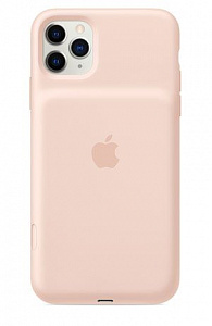 Чехлы для iPhone: Чохол Apple Smart Battery Case для iPhone 11 Pro Max (рожевий пісок)