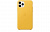 Чехлы для iPhone: Шкіряний чохол Apple Leather Case для iPhone 11 Pro Max (лимонний сироп) small