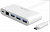 Кабели и переходники: Сплітер Macally USB-C — 3 × USB + USB-C + Ethernet small