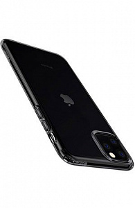 Чехлы для iPhone: Чохол Spigen для iPhone 11 Pro Max Liquid Crystal, Space Crystal (прозорий)