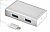 Кабели и переходники: Сплітер Macally USB-C — 4 × USB small