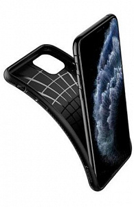 Чехлы для iPhone: Чехол Spigen для iPhone 11 Pro Max Liquid Air, Matte Black