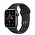 Apple Watch SE: Apple Watch SE 44 мм, черный спортивный ремешок (серый-космос) small