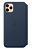 Чехлы для iPhone: Шкіряний чохол Apple Leather Folio для iPhone 11 Pro Max (темно-синій) small