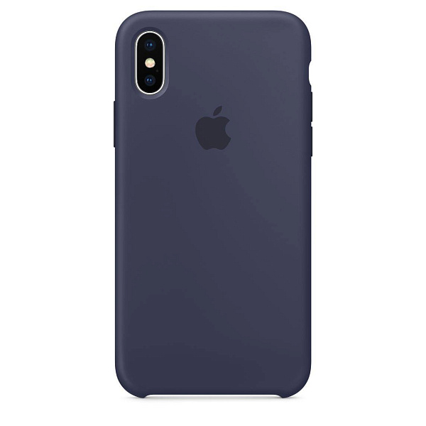 Чехлы для iPhone: Silicone Case для iPhone X (полуночный синий)
