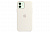 Чехол для iPhone 12/ 12 Pro: Силиконовый чехол MagSafe для iPhone 12 и iPhone 12 Pro, белый цвет small