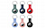Чехлы для AirTag: Чехлы LAUT HUEX TAG для AirTag из прочного силикона с брелоком для ключей, голубой small