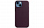 Чехлы для iPhone: Apple Leather Case with MagSafe Dark Cherry for iPhone 13 mini small