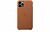 Чехлы для iPhone: Шкіряний чохол Apple Leather Case для iPhone 11 Pro Max (золотисто-коричневий) small