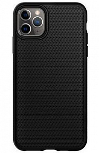Чехлы для iPhone: Чохол Spigen для iPhone 11 Pro Max Liquid Air, Matte Black (матовий чорний)