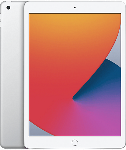 iPad (новый) 10,2": Apple iPad (2020) Wi-Fi, 128 ГБ (сріблястий)