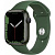 Apple Watch Series 7:  Apple Watch Series 7 45mm Green Aluminum Case with Clover Sport Band  small