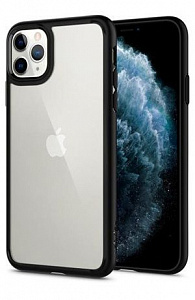 Чехлы для iPhone: Чехол Spigen для iPhone 11 Pro Max Ultra Hybrid, Matte Black