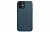 Чехлы для iPhone: Кожаный чехол MagSafe для iPhone 12 mini, цвет «балтийский синий» small