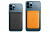 Чехлы для iPhone: Чохол для пластикових карт Apple iPhone Leather Wallet with MagSafe - Чорний small