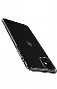 Чехлы для iPhone: Чохол Spigen для iPhone 11 Crystal Flex, Crystal Clear (прозорий)
