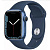 Apple Watch Series 7: Apple Watch Series 7 41mm Blue Aluminum Case with Abyss Blue Sport Band small