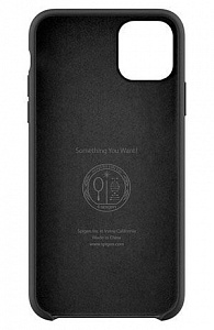 Чехлы для iPhone: Чохол Spigen для iPhone 11 Pro Silicone Fit, Black (чорний)