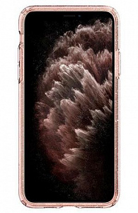 Чехлы для iPhone: Чехол Spigen для iPhone 11 Pro Max Liquid Crystal Glitter, Rose Quartz
