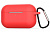 Чехлы для AirPods: Чохол для навушників Blueo Liquid Silicone Case for Apple AirPods Pro with Carbine червоний small