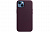 Чехол для iPhone 13: Apple Leather Case with MagSafe Dark Cherry for iPhone 13 small